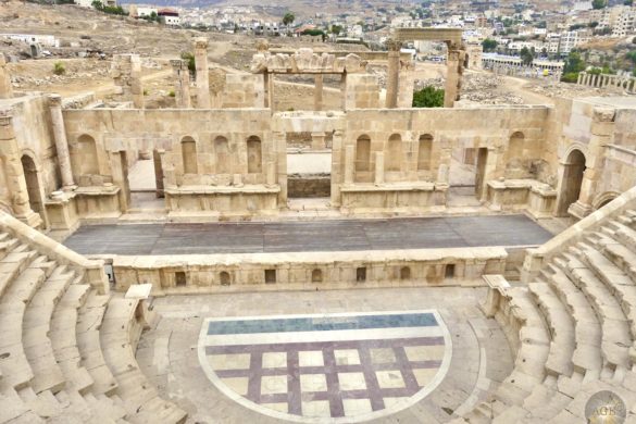 Gerasa Nordtheater Jordanien Jerash römisches Theater 165 n Chr