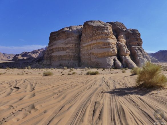 Jeep-Tour in der Wüste von Wadi Rum UNESCO Welterbe Jordanien
