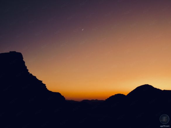 Nacht - Magie der Wüste - Wadi Rum UNESCO Welterbe Jordanien