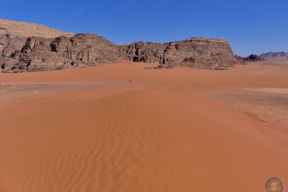 Rote Sanddünen Wüste Wadi Rum Jordanien