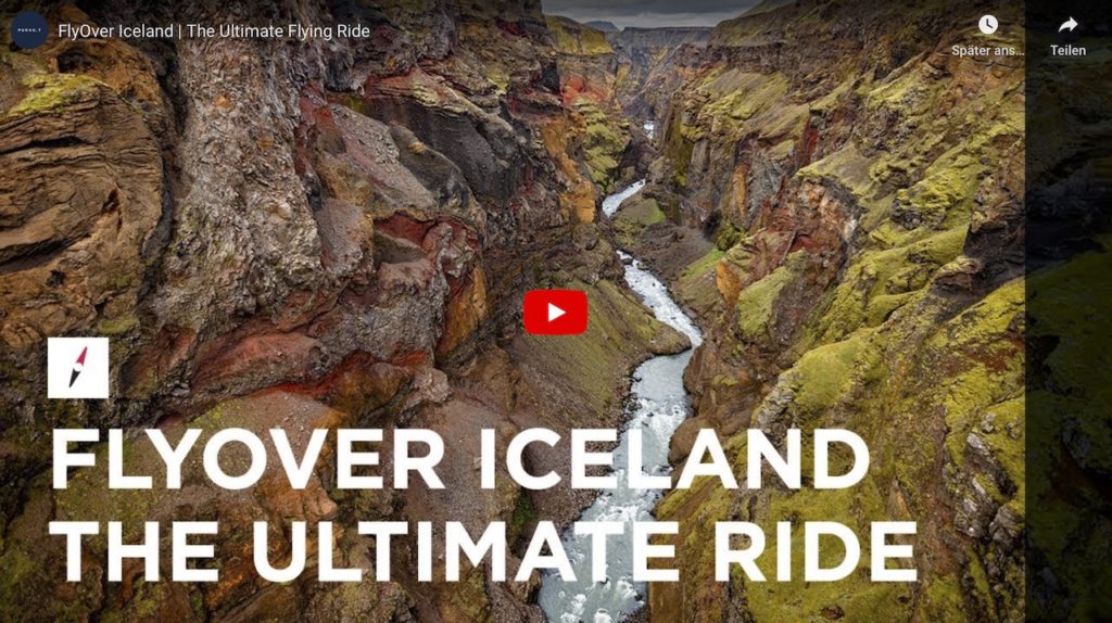 Fly Over Iceland Attraction 4D Kino Reykjavik Island