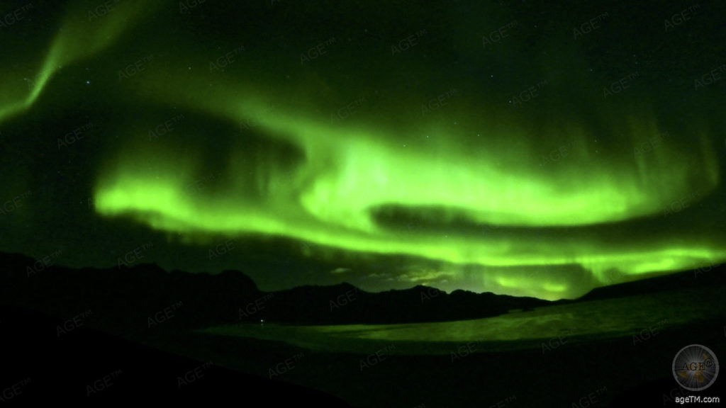 Planetarium Perlan Nordlichter Show Reykjavik Island 14 Aurora Show im Perlan Naturkunde Museum Island mit Eistunnel Vogelfelsen und Aussichtsplattform über Reykjavik Iceland