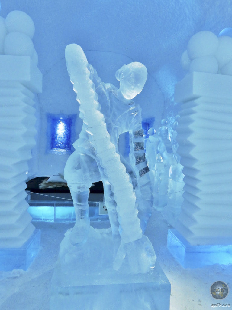 Lappland Icehotel Sweden Art Clown Room - Kunst im Eishotel Schweden
