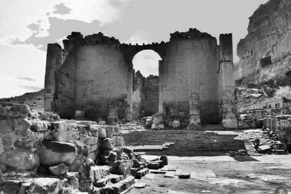 Burg Qasr al-Bint Haupttempel der Felsenstadt Petra Jordanien UNESCO Weltkulturerbe