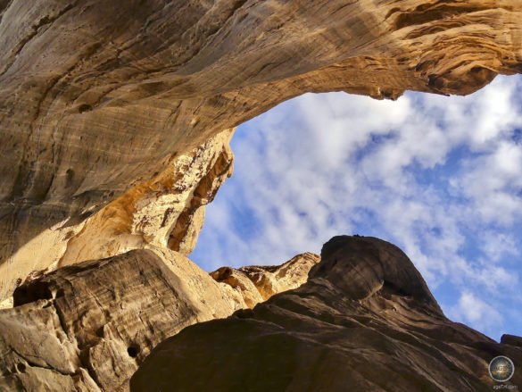 Der Siq die Felsenschlucht von Petra Jordanien UNESCO Weltkulturerbe
