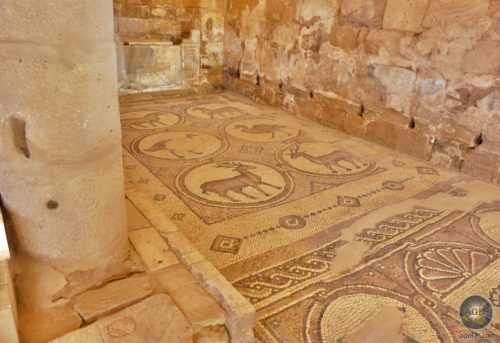 Kirche mit Mosaikboden Felsenstadt Petra Jordanien Unesco Weltkulturerbe