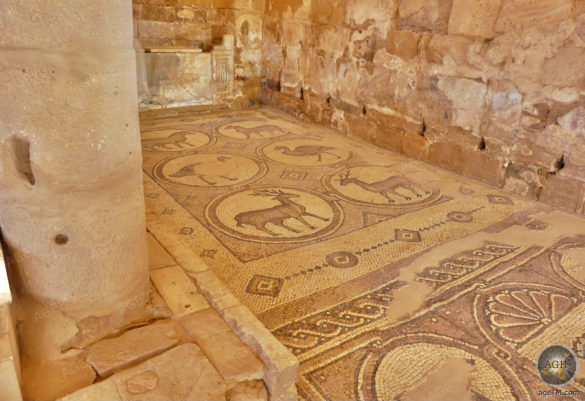 Kirchen der Felsenstadt Petra Jordanien Kirche mit Mosaikboden Felsenstadt Petra Jordanien Unesco Weltkulturerbe