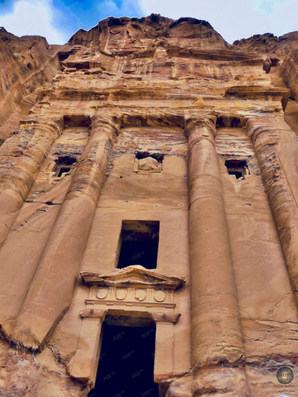 Urnengrab Fassade Königsgräber Felsenstadt Petra Jordanien