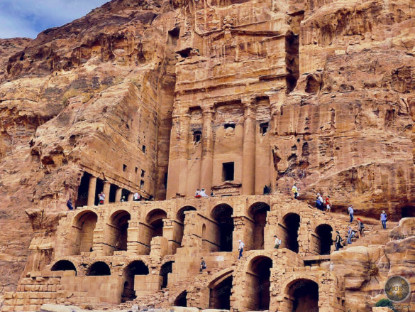 Urnengrab mit Gewölbe Königsgräber Felsenstadt Petra Jordanien