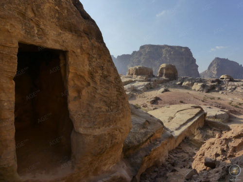 Abseits der Hauptwege Wadi Farasa Ost Petra Jordanien UNESCO Weltkulturerbe