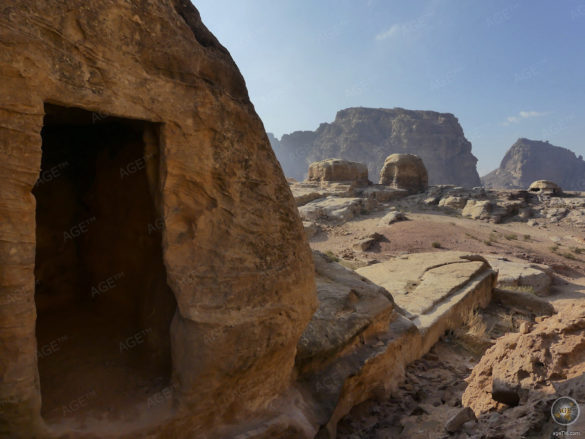 Abseits der Hauptwege Wadi Farasa Ost Petra Jordanien UNESCO Weltkulturerbe