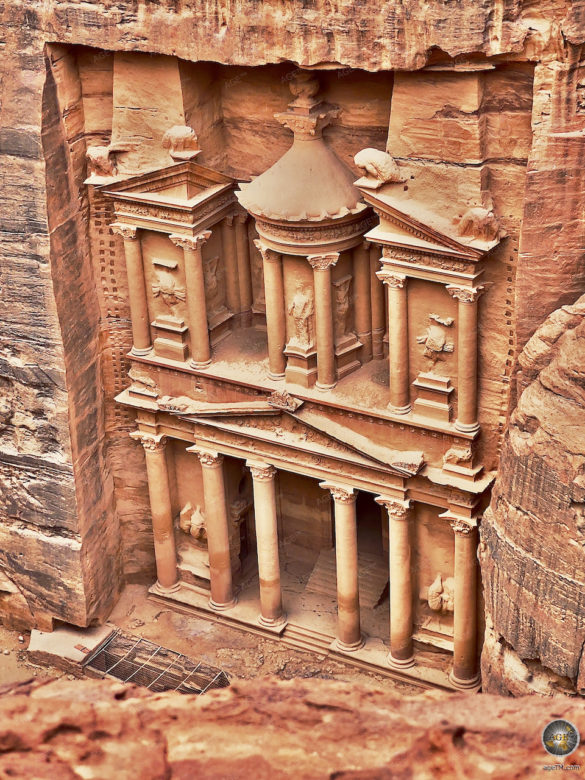 Weltwunder Al Khazneh Schatzhaus Petra UNESCO Weltkulturerbe Jordanien