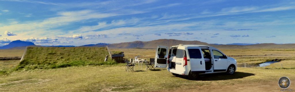 Mödrudalur Campingplatz - Mit dem Campervan durch Island.
