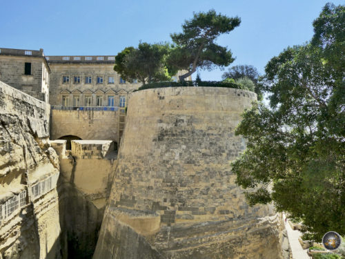 Die Stadtmauer von Valletta - Hauptstadt von Malta