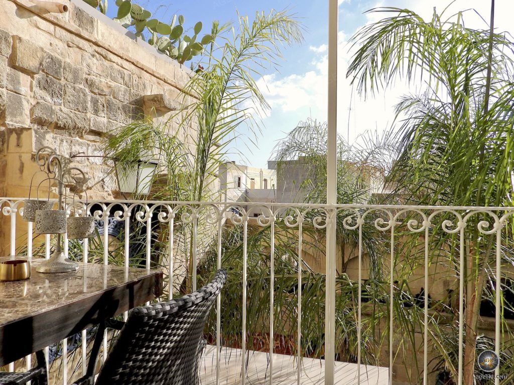 Lulu Botique Hotel Malta - Ausblick Suite 2 mit Balkon