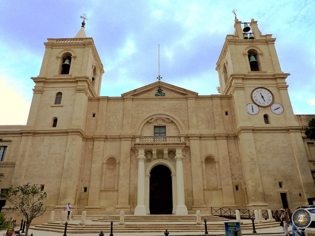 Valletta Hauptstadt von Malta 3 St Johns Co Cathethedral Haupteingang - Valletta Hauptstadt von Malta