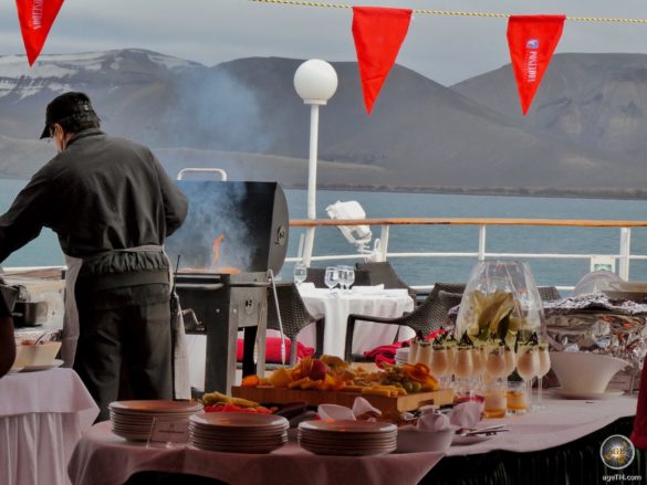 BBQ auf der Sea Spirit - Antarktis Seereise mit Poseidon Expeditions