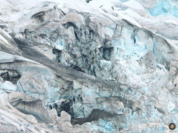 Detailaufnahme des Gletschers auf Elephant Island