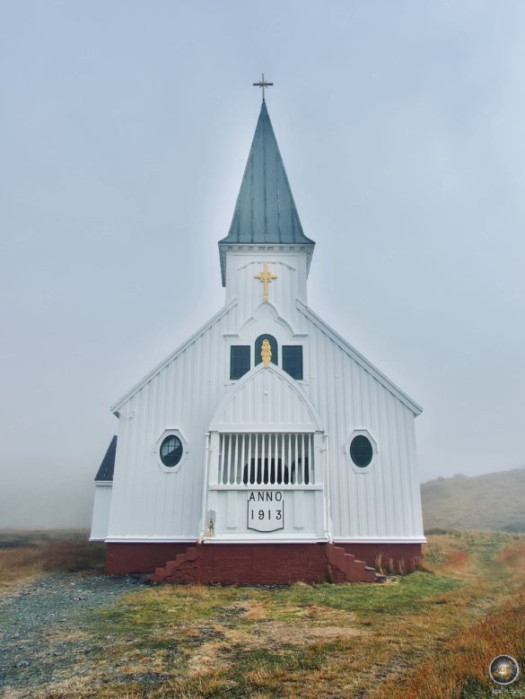 Norwegian Anglican Church Grytviken South Georgia - Kirche von Grytviken Südgeorgien - Sea Spirit Antarktisreise