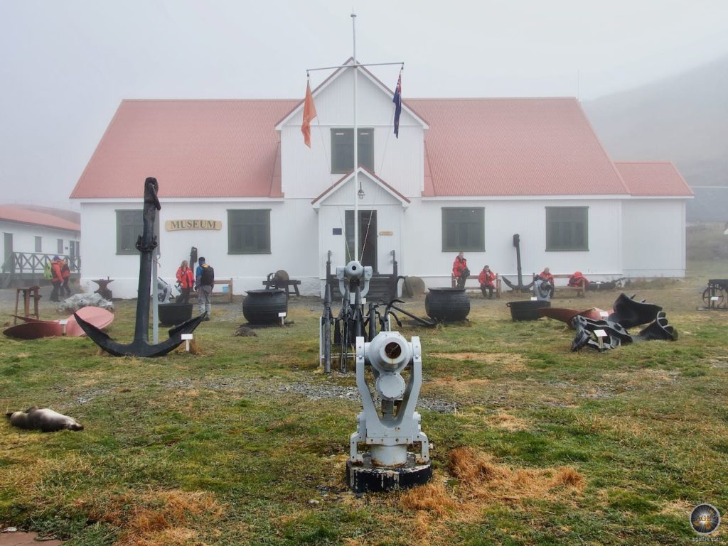 Grytviken Zuid-Georgia, voormalige nederzetting en walvisvaartstation South Georgia Museum - Grytviken Südgeorgien-Museum - Sea Spirit Antarktisreise