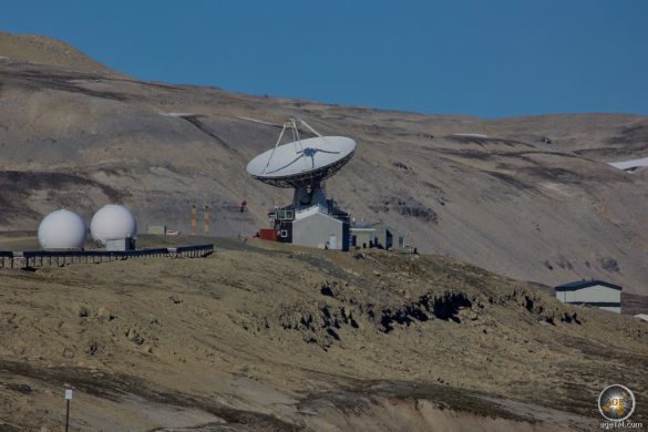 Atmosphären-Observatorium im Forschungszentrum von Ny-Alesund in der Hocharktis.