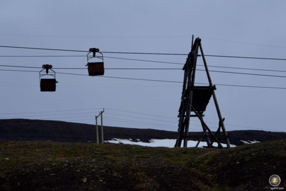 Svalbard Longyearbyen - Bergbau in Spitzbergen