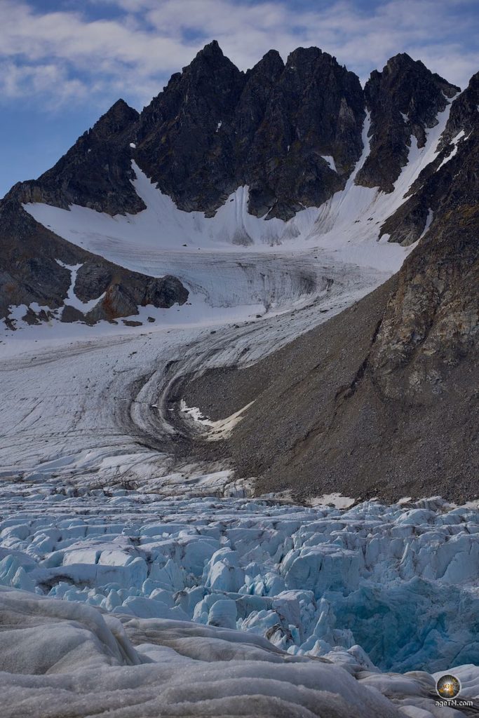Gletscherwanderung Gullybreen Gletscher auf Spitzbergen (Svalbard)