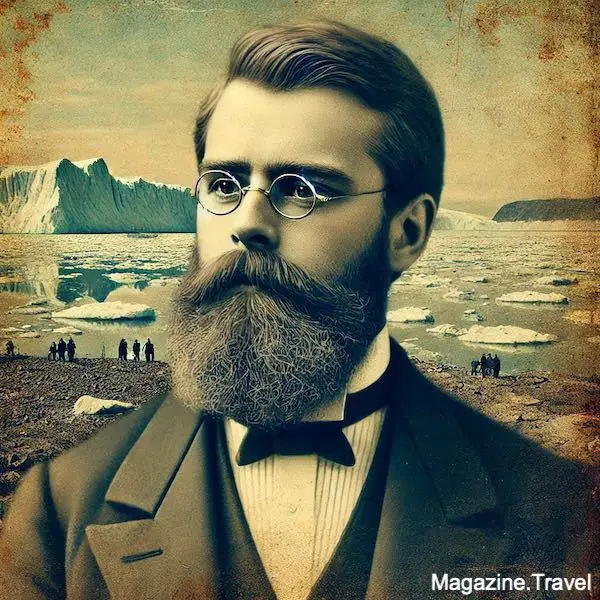 Photo shows a Vintage Portrait of Otto Martin Torell (1828 - 1900) Swedish geologist and Arctic explorer 