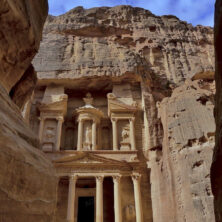Sehenswürdigkeiten - Schatzhaus der Felsenstadt Petra in Jordanien UNESCO Weltkulturerbe